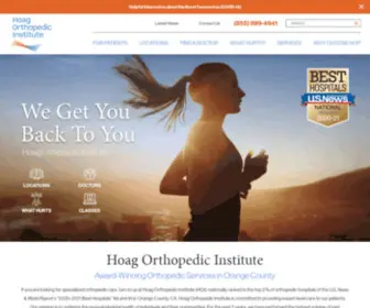 Orthopedichospital.com(Orthopedic Specialists) Screenshot