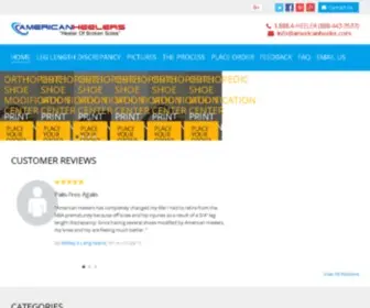 Orthopedicshoelift.com(Orthopedic Shoe Lift) Screenshot
