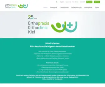 Orthopraxis-Kiel.de(Orthopädie) Screenshot