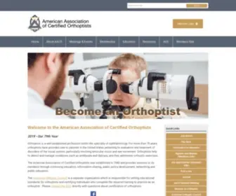 Orthoptics.org(Orthoptics) Screenshot