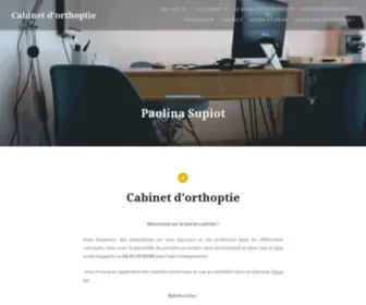 Orthoptiste-Nord.com(Paolina Supiot) Screenshot