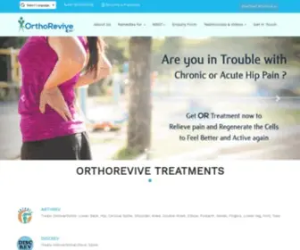 Orthorevive.in(Non-Invasive Treatment for OsteoArthritis, Osteoporosis, Sports Injuries in India) Screenshot