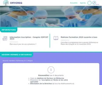 Orthorisq.fr(Accueil) Screenshot