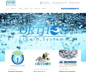 Orthosfilters.com(Orthos Liquid Systems) Screenshot