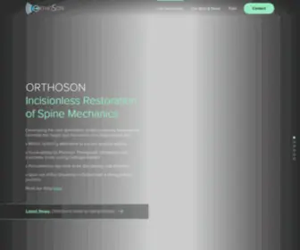 Orthoson.com(Our Technology) Screenshot