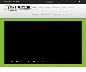 Orthospinesports.com(Physical Therapy) Screenshot