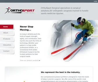 Orthosportsurgical.com(Orthosport Surgical) Screenshot
