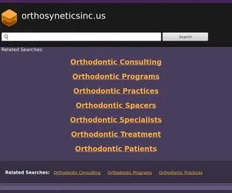 Orthosyneticsinc.us(orthosyneticsinc) Screenshot