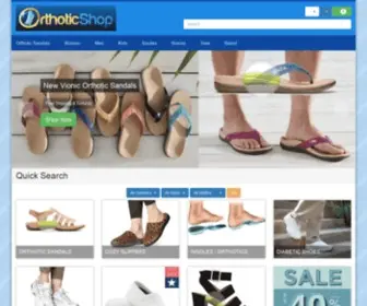 Orthoticshop.com(Orthotic Shop) Screenshot