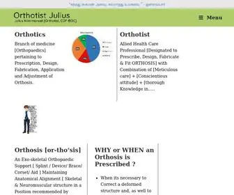 Orthotist-Julius.com(Julius N Immanuel) Screenshot