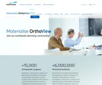 Orthoview.com(Materialise OrthoView) Screenshot