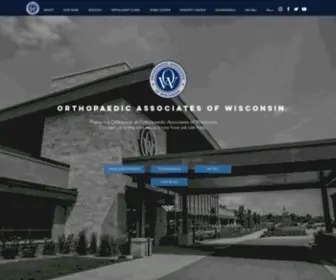 Orthowisconsin.com(Orthopaedic Associates of Wisconsin) Screenshot