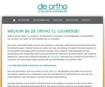 Orthozaanstad.nl(Ortho Zaanstad) Screenshot