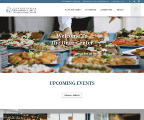 Ortizcenter.com(Professionally managed by Spectra Venue Management and Food Services & Hospitality) Screenshot