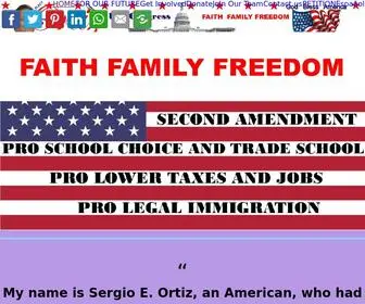 OrtizForcongress.com(For Congress) Screenshot