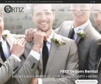 OrtizFw.com(Ortiz Formal Wear) Screenshot