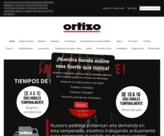 Ortizo.com.co(Ortizo La Mejor Tienda de Instrumentos Musicales Online) Screenshot