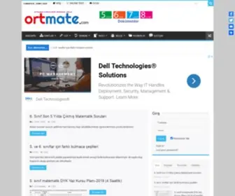 Ortmate.com(Ortaokul matematik) Screenshot