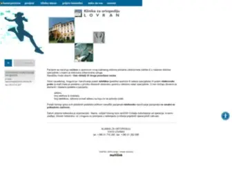 Orto-Lovran.hr(Klinika za ortopediju Lovran) Screenshot