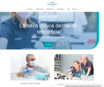 Ortodent.com(Clínica Dental Ortodent) Screenshot