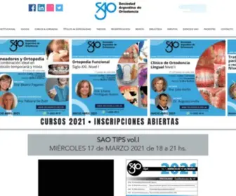 Ortodoncia.org.ar(Odontología) Screenshot