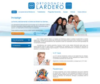 Ortodoncialardero.es(Ortodoncia Lardero) Screenshot