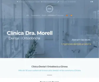 Ortodonciamorell.com(Clínica Dental Dra) Screenshot