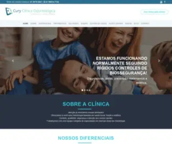 Ortodontiacuritiba.com.br(Cury Clínica Odontológica) Screenshot