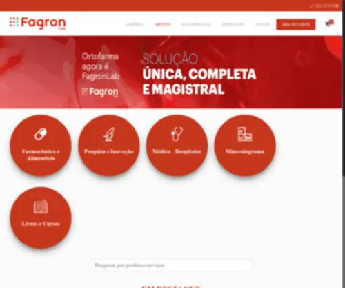 Ortofarma.com.br(FagronLab) Screenshot