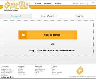 Ortofiles.com(Easy way to share your files) Screenshot