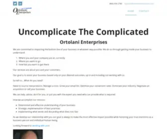 Ortolanienterprises.com(Ortolani Enterprises) Screenshot