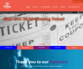 Ortonagymnastics.com(Ortona Gymnastics Club) Screenshot