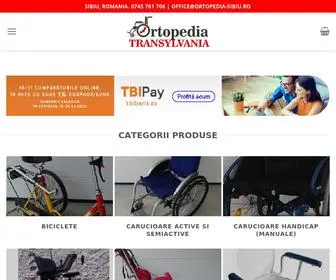 Ortopedia-Sibiu.ro(Aparatura medicala pentru dizabilitati si recuperare) Screenshot