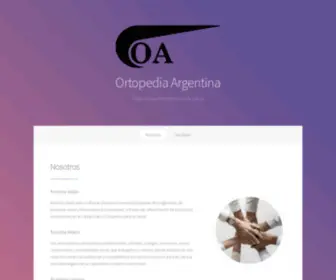 Ortopediaargentina.com.ar(Ortopedia Argentina) Screenshot