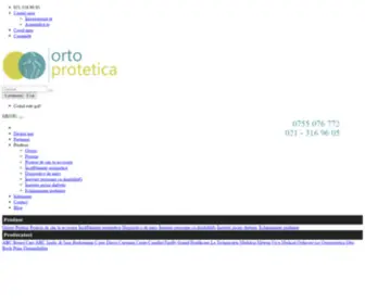 Ortoprotetica.ro(Ortoprotetica) Screenshot