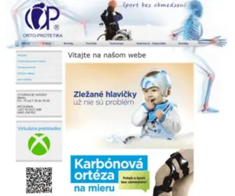 Ortoprotetika.sk(Orto protetika Martin vitajte u nás) Screenshot