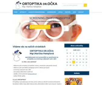 Ortoptika.com(Ortoptika Dr.Očka) Screenshot