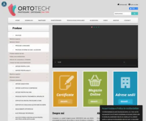 Ortotech.ro(Proteze) Screenshot