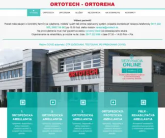 Ortotech.sk(Ortotech) Screenshot