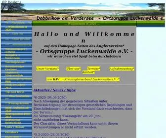 Ortsgruppe-Luckenwalde.de(Ortsgruppe Luckenwalde e.V) Screenshot