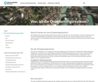 Ortsplanungsrevisionthun.ch(Ortsplanungsrevision Stadt Thun) Screenshot
