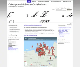 Ortssippenbuch.net(Ortssippenbuch bearbeiten und korrektur änderung) Screenshot