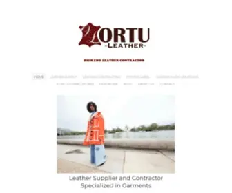 Ortuleather.com(Ortu leather Leather Contractor manufacturer Private Label Leather Supplier) Screenshot