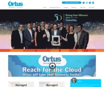 Ortus.ie(Ortus Managed IT Services & Cloud) Screenshot