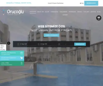 Orucoglu.com.tr(Oruçoğlu Termal Otel) Screenshot