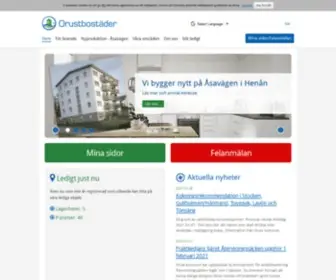 Orustbostader.se(Välkommen) Screenshot