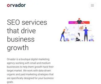 Orvador.com(Sustainable Digital Marketing Agency) Screenshot