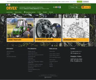 Orvex.com(Uvod) Screenshot