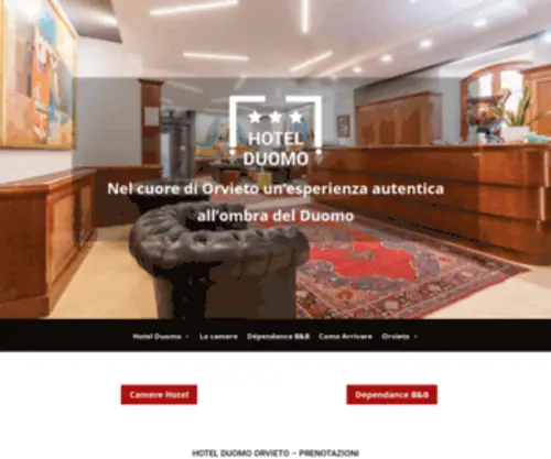 Orvietohotelduomo.com(Hotel ad Orvieto) Screenshot