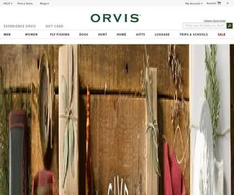 Orvis.com(Quality Clothing) Screenshot